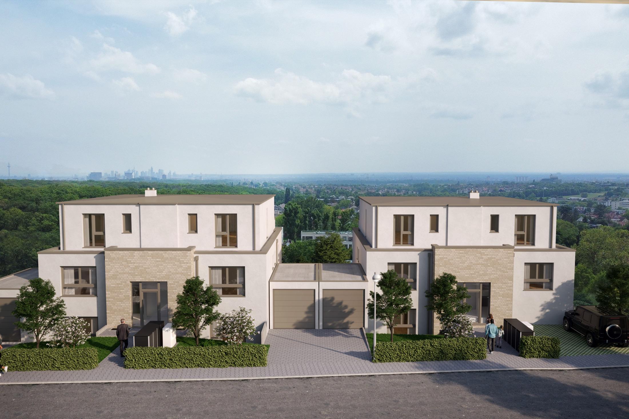 Frontansicht mit Skyline