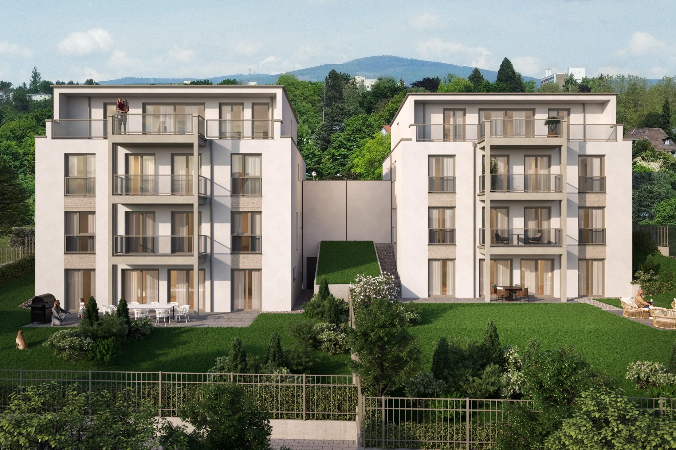 Rückansicht Gesamtanlage