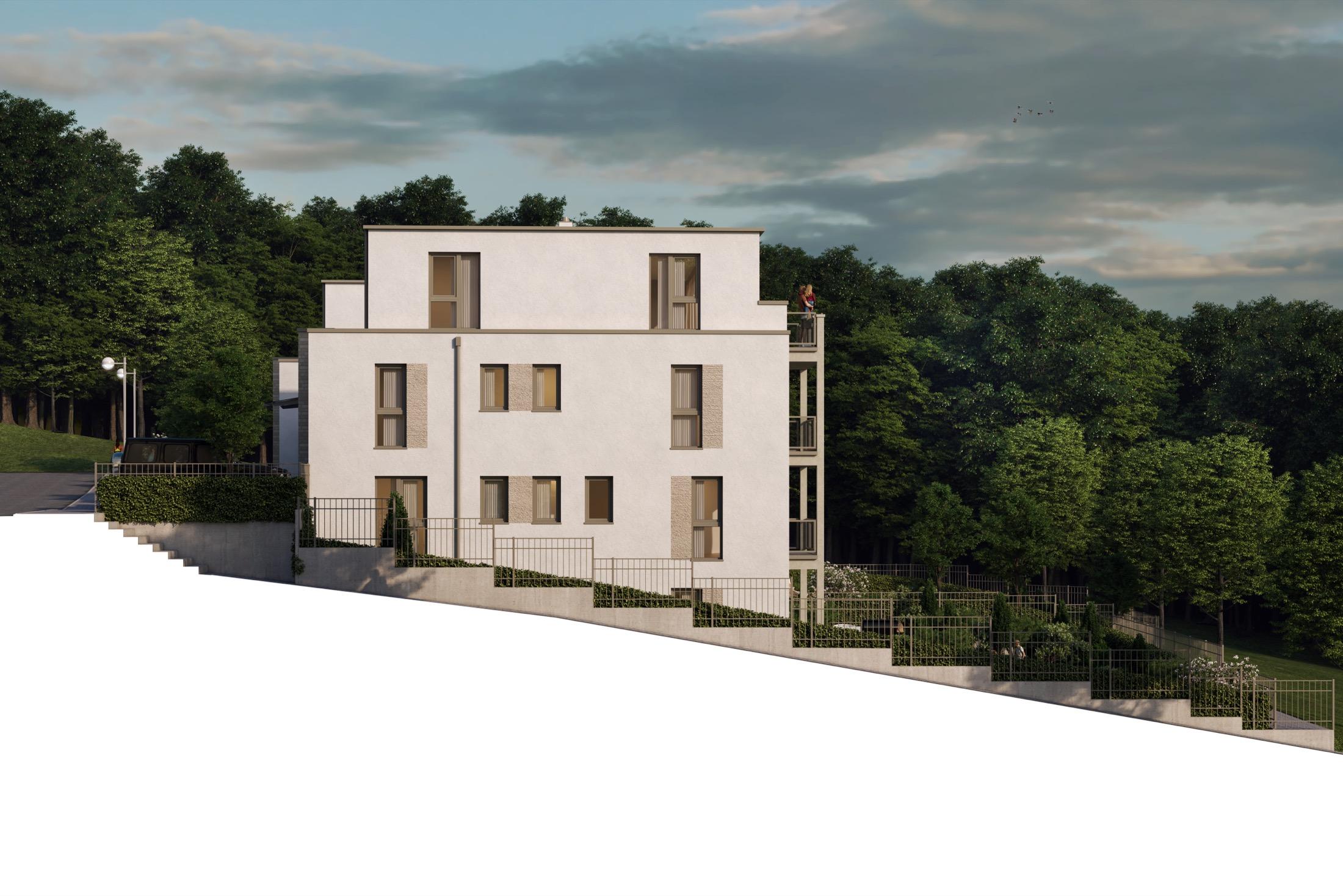 Seitlicher Weg mit Weitblick