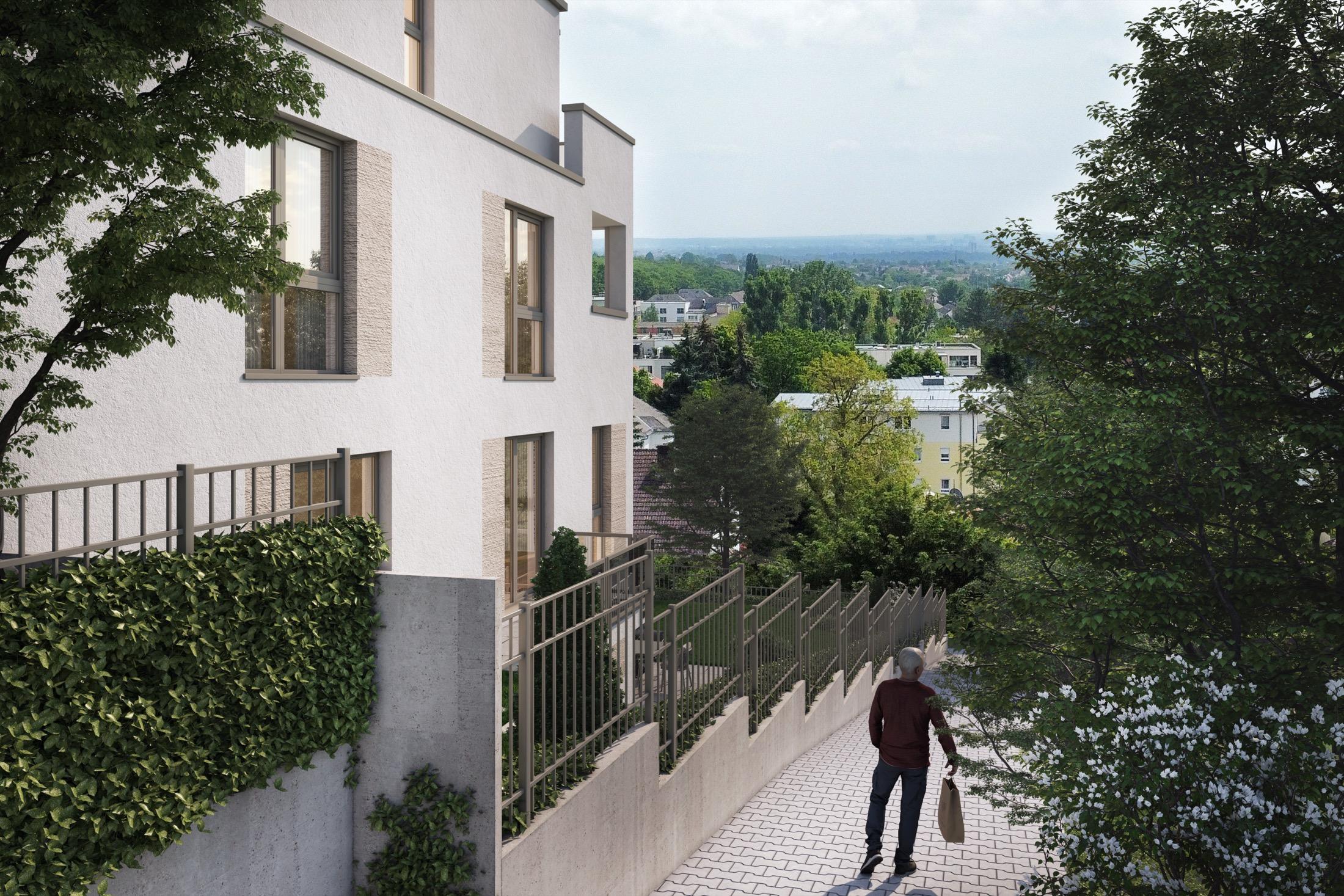 Hanglage und Erschließung