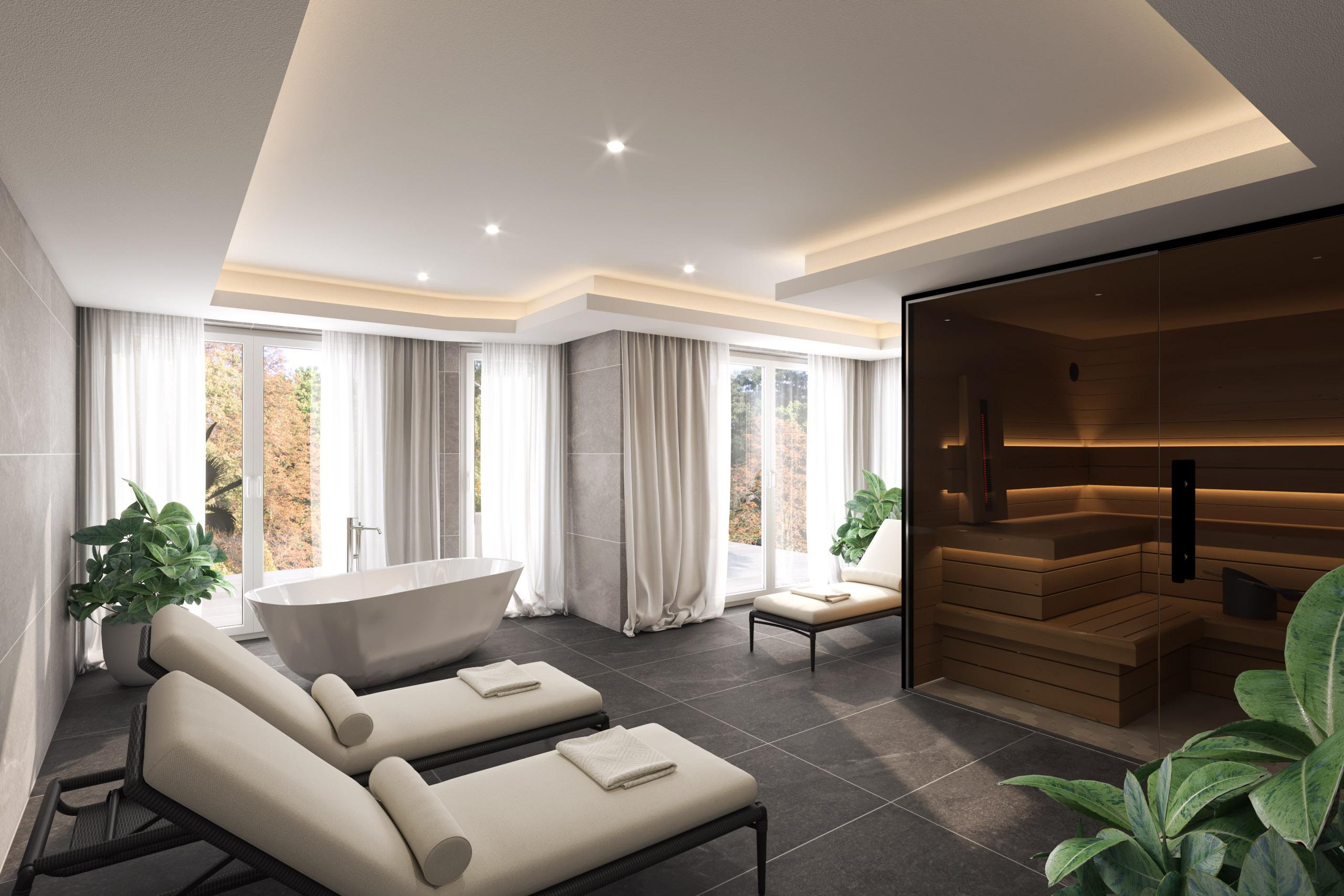 Ansicht Wellnessbereich